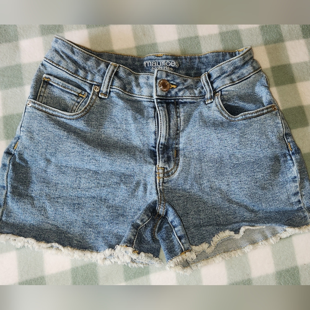 High rise shorts